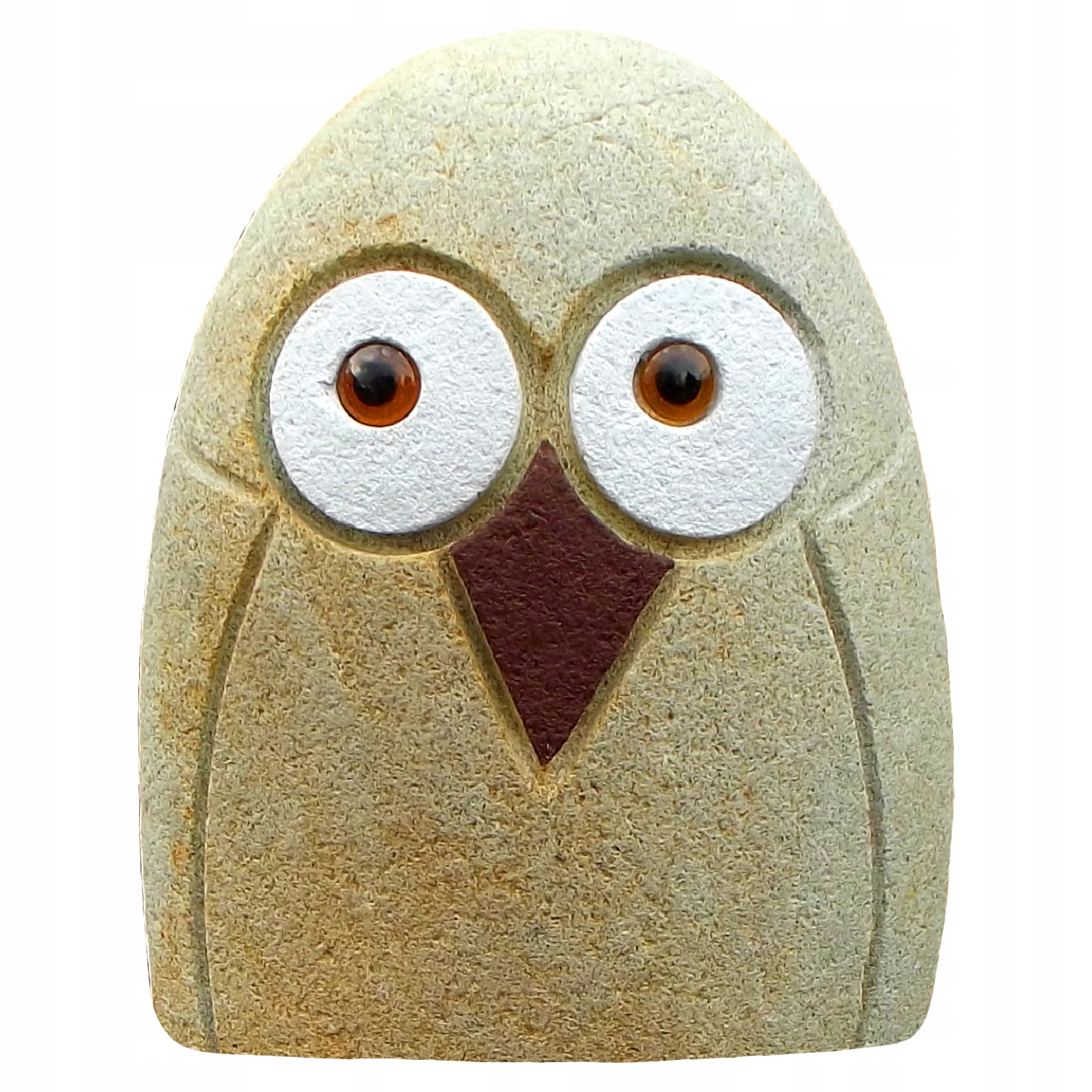 

sowa figurka z kamienia naturalnego Gartdeco1