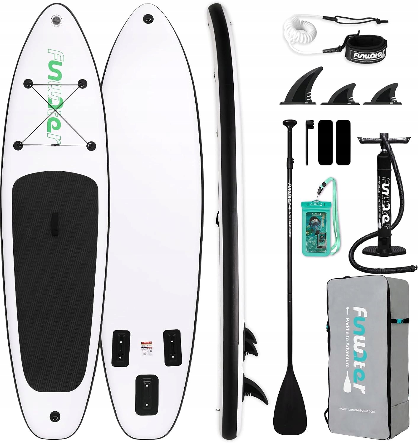 FEATH-R-LITE Deska SUP Nadmuchiwana 335 cm Zestaw Pompka Torba Paddleboard