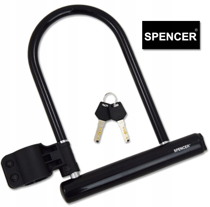 ZAPIĘCIE U-LOCK NA ROWER MOTOR BLOKADA 180x245 mm Marka Spencer