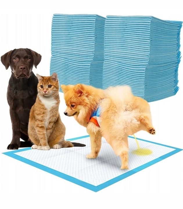 Podkłady Maty Higieniczne Dla Psa Do Nauki Sikania XL 90x60cm 100 Sztuk
