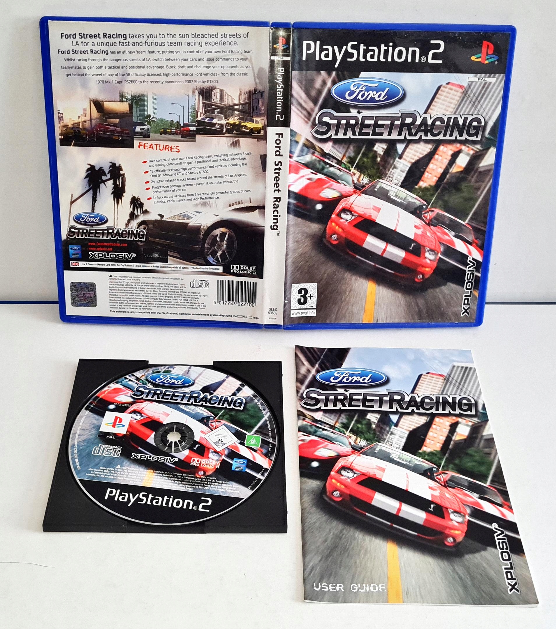 Gra FORD STREET RACING PS2 3XA