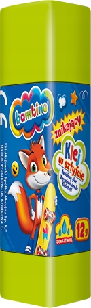 

Klej znikający w sztyfcie Bambino 12g jakość