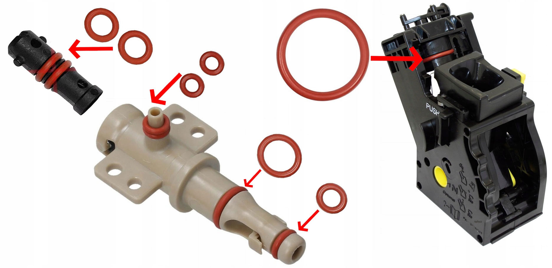 O-ring Zestaw uszczelek ekspres Saeco Philips Kod producenta zestaw uszczelek