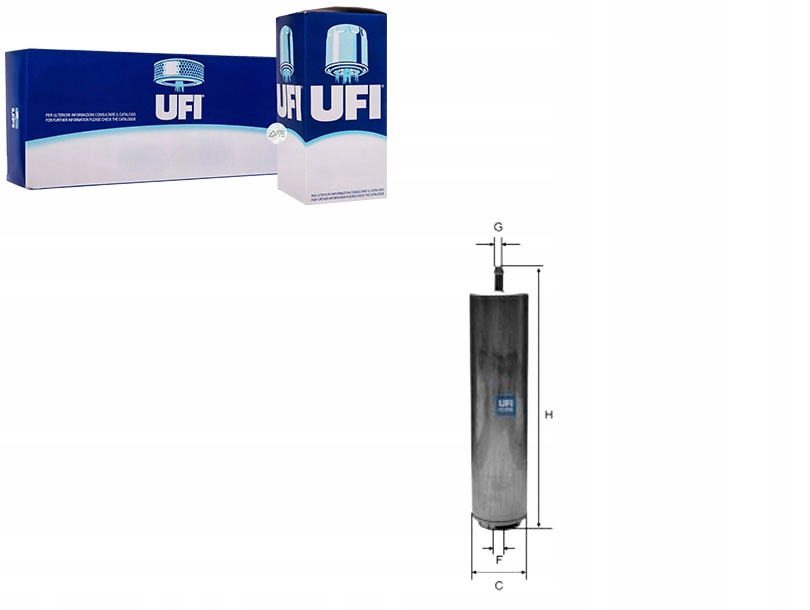 Ufi Palivový Filtr Bmw 3 E90 320D 05- Ufi