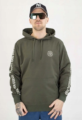 Mikina Pit Bull S Kapucí Tape Parker old green