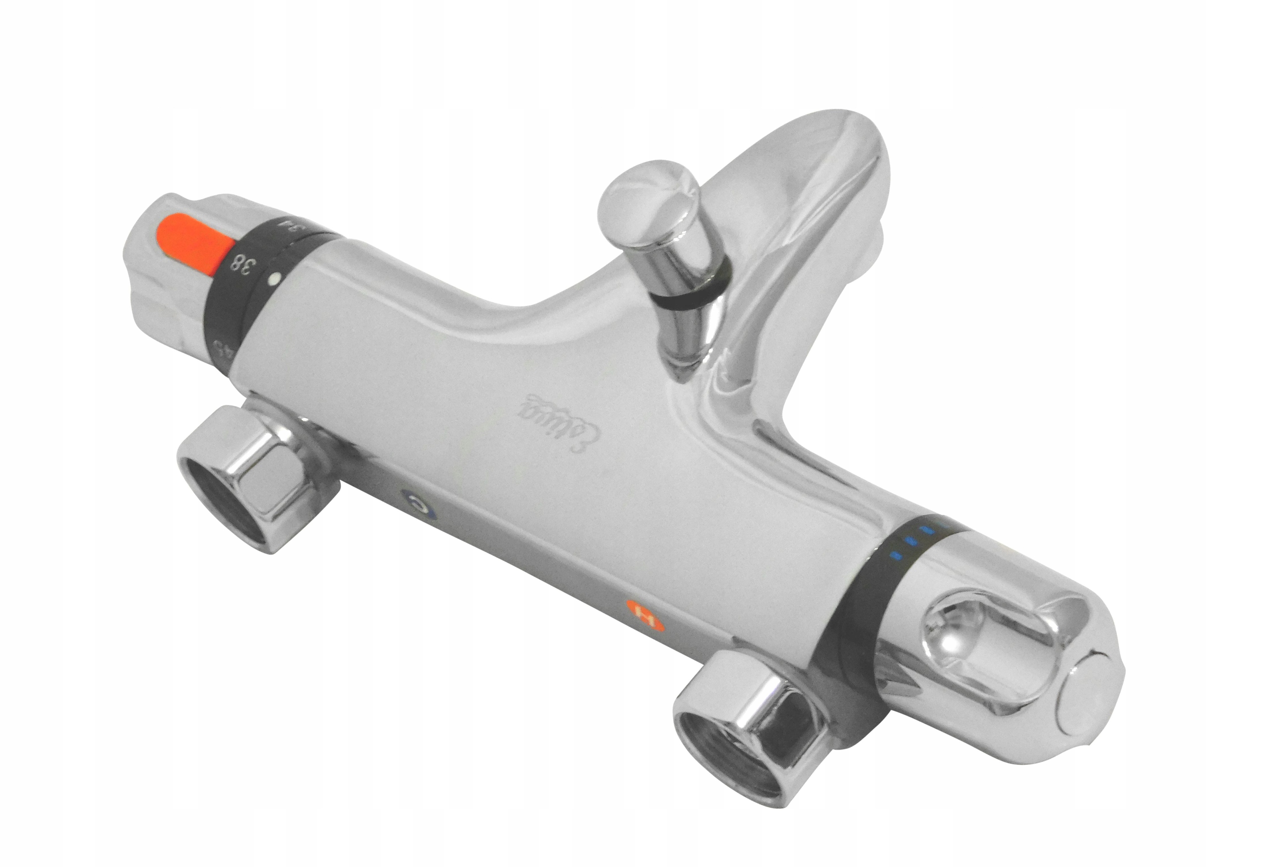 BATERIA WANNOWA ŚCIENNA TERMOSTATYCZNA Z WYLEWKĄ BERD ESTIVA Stan opakowania oryginalne