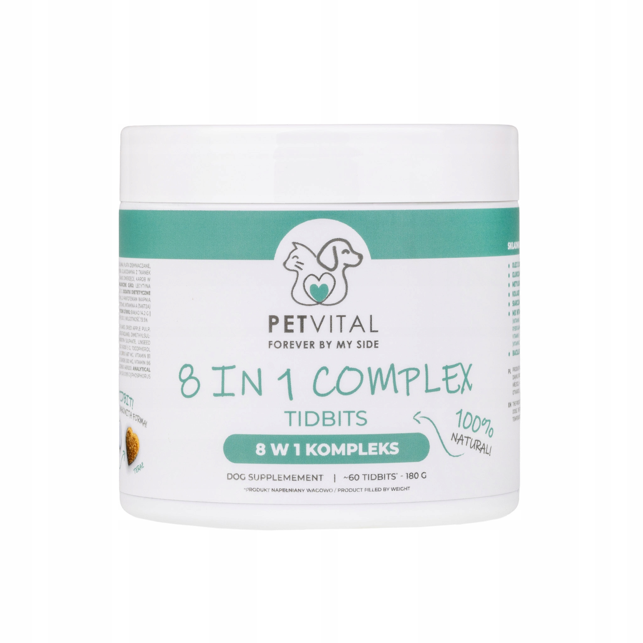 Pet Vital 8in1 Pochoutky pro psa Doplněk Klouby Imunita Střeva 180 g