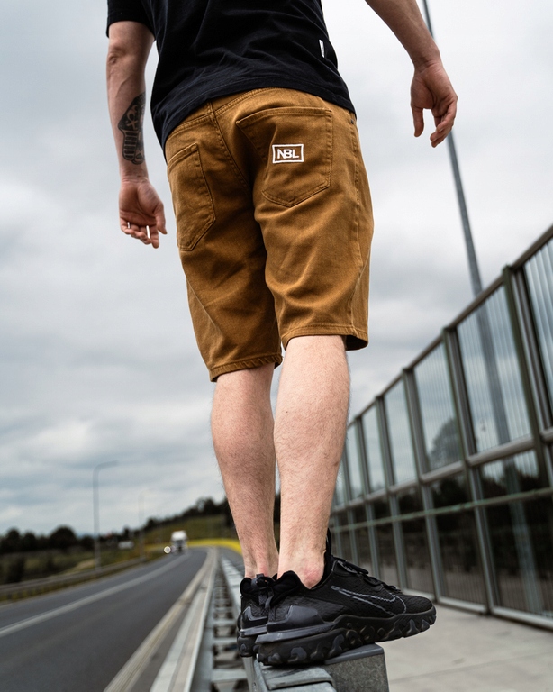 Kraťasy New Bad Line Jeans Icon Brown Nbl XXL