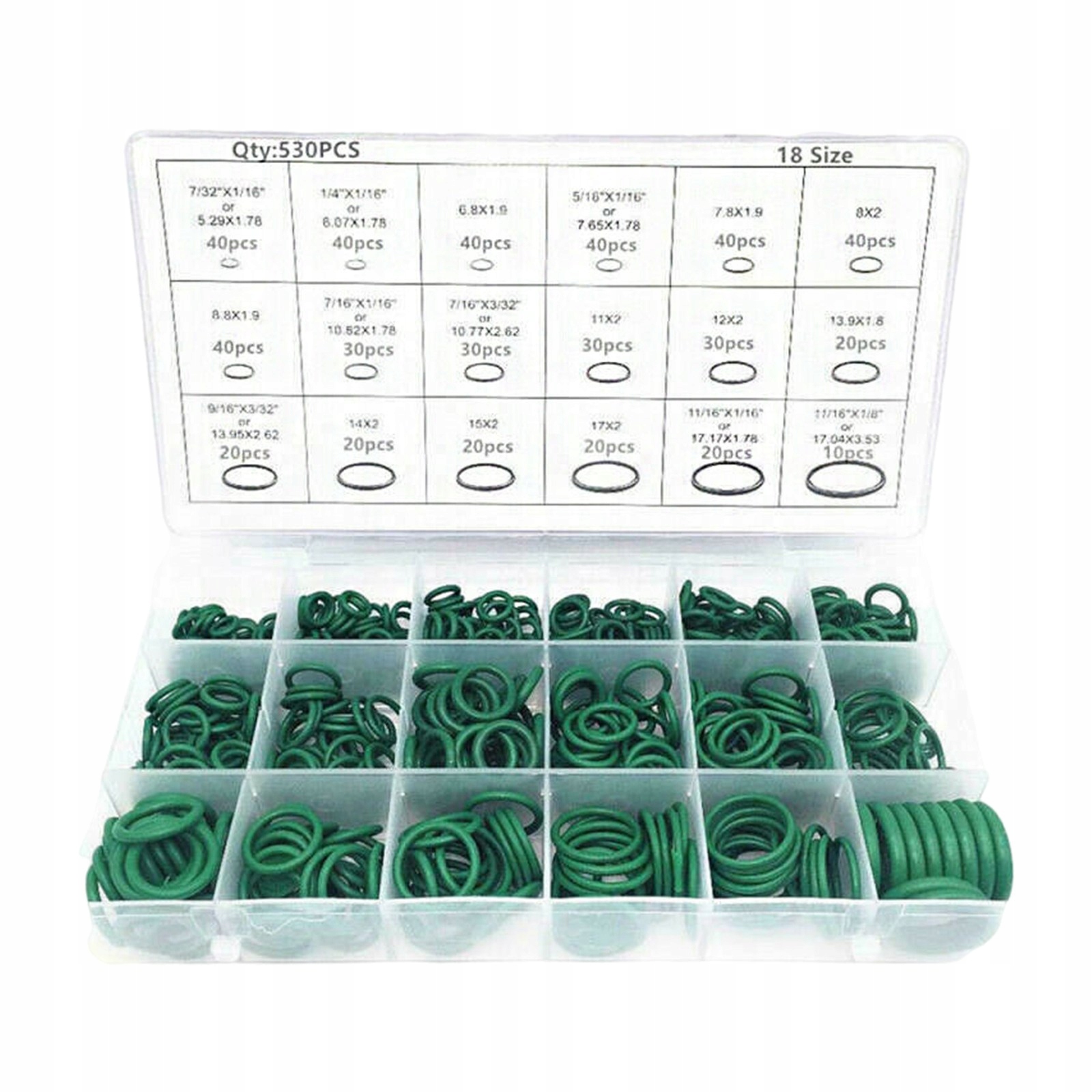 ORINGI USZCZELKI KLIMATYZACJI ZESTAW ORINGÓW 530EL