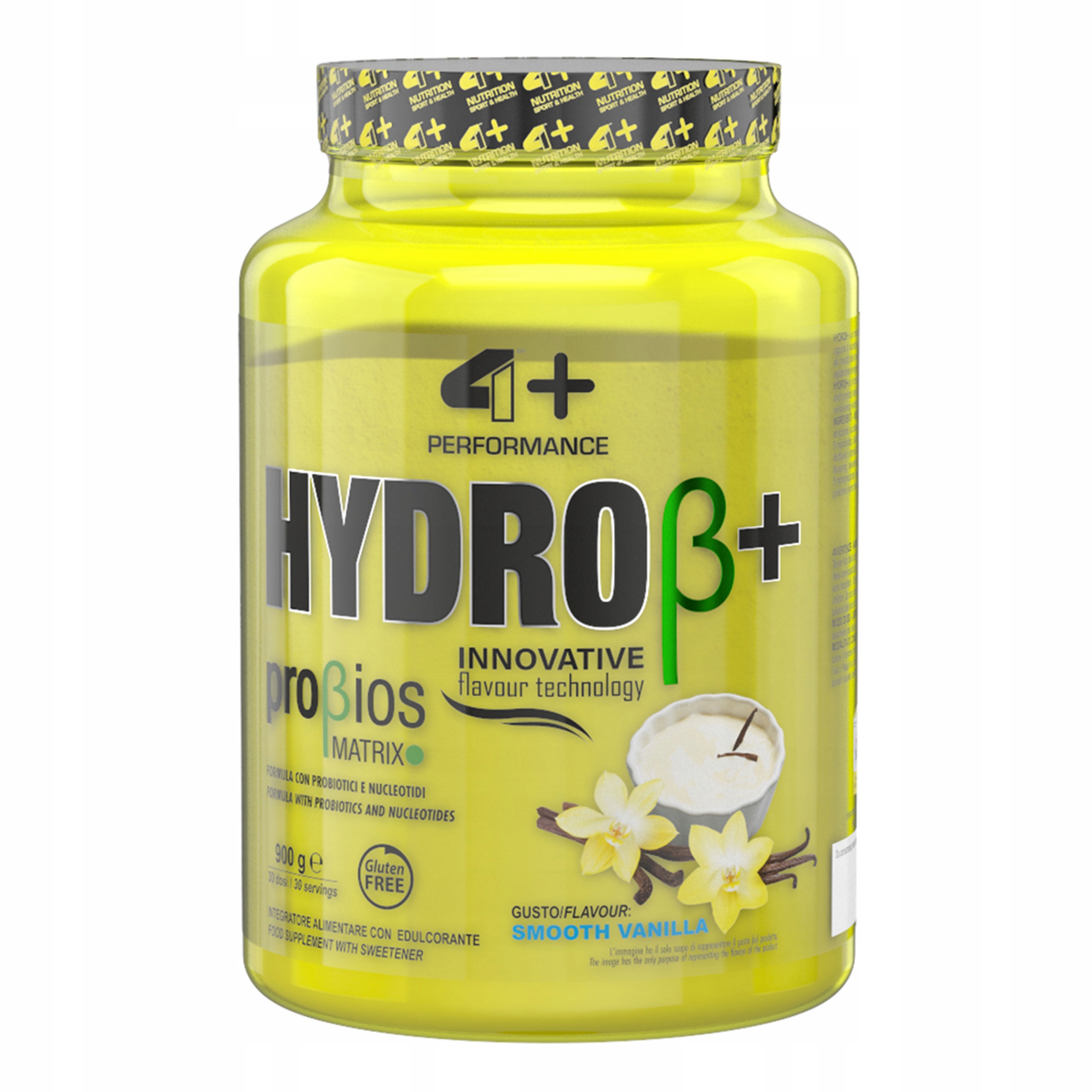 Hydrolyzát syrovátkového proteinu Wpi 900 g Vanilka Doplněk Stravy 4+ Nutrition