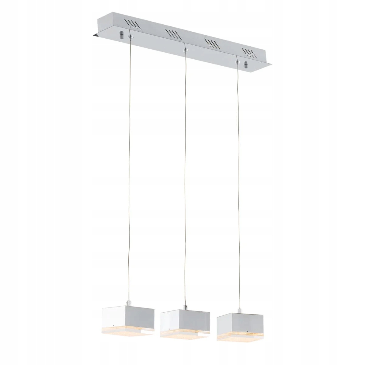 Závěsná lampa lustr Italux Led, moderní chrom