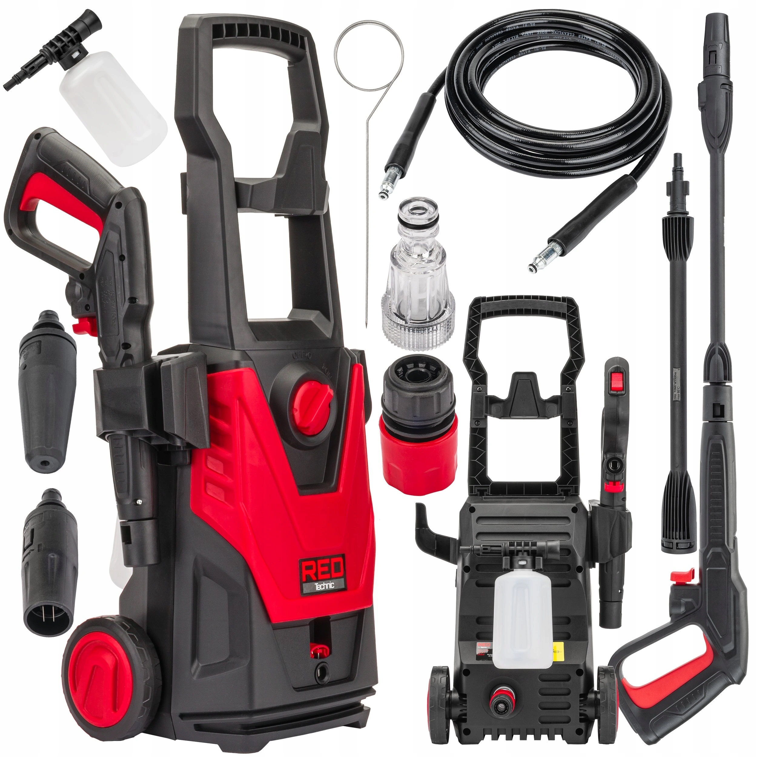 Red Technic Vysokotlaký čistič 1600W Turbo Red Technic RTMC0028