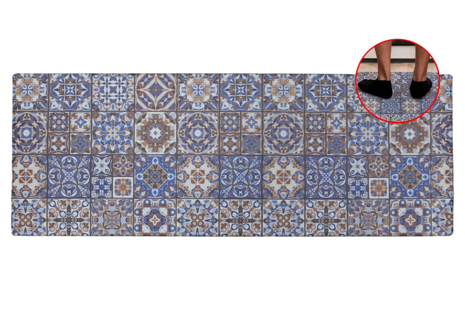 MATA ANTYPOŚLIZGOWA DO KUCHNI DYWANIK KUCHENNY Mozaika 45x120