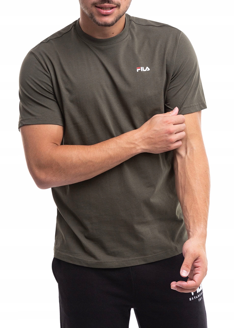 Koszulka Męska Fila T-shirt Bluzka Sportowa Treningowa Bawełniana roz. L