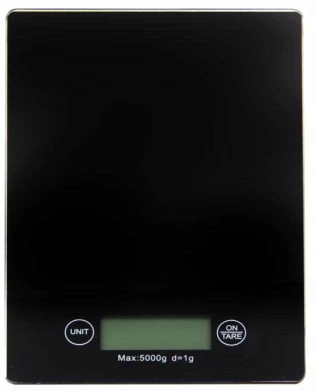 

Stylowa Waga kuchenna 5kg Slim Led Szklana