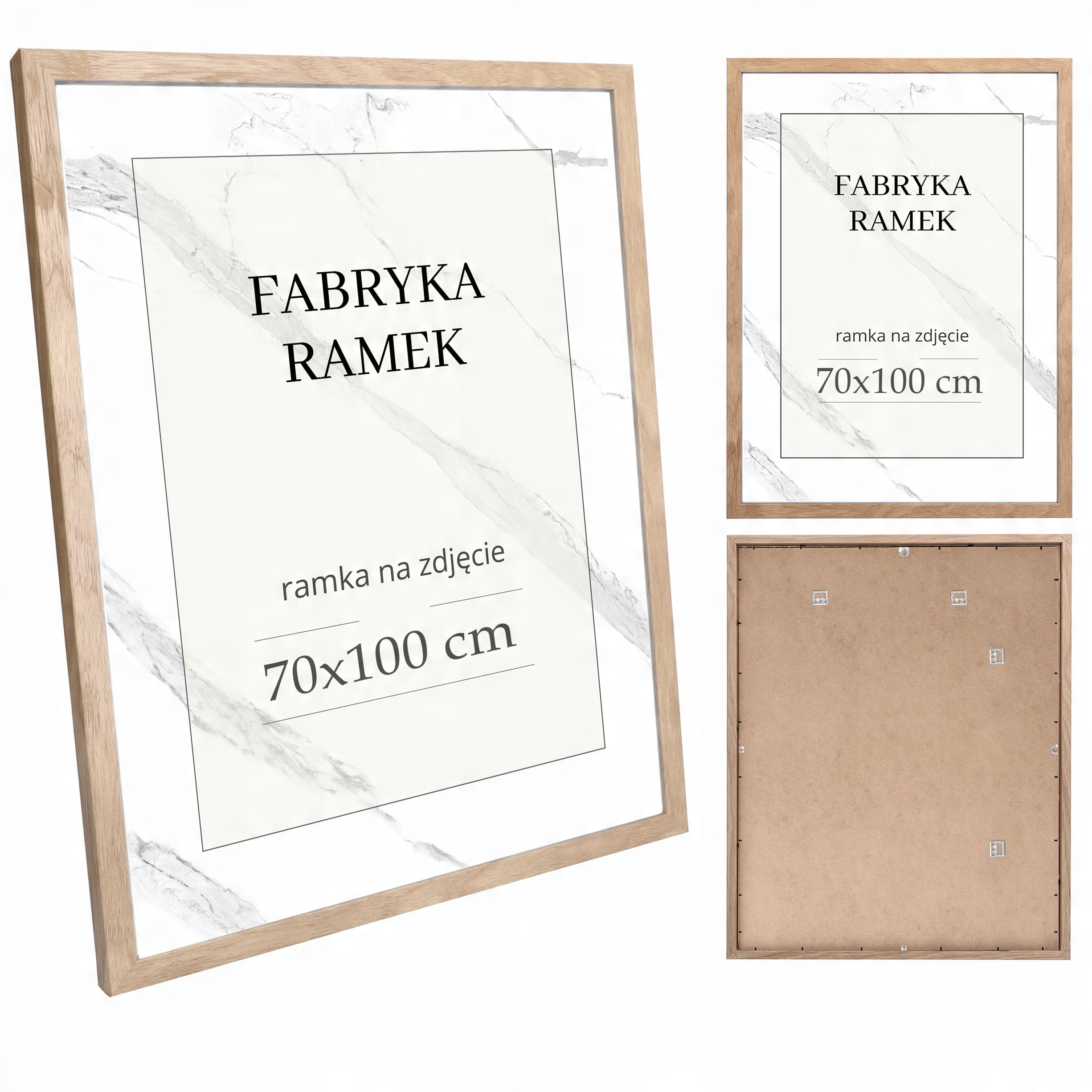 

Ramka 70x100 ramki na zdjęcia ramka B1 brąz rama