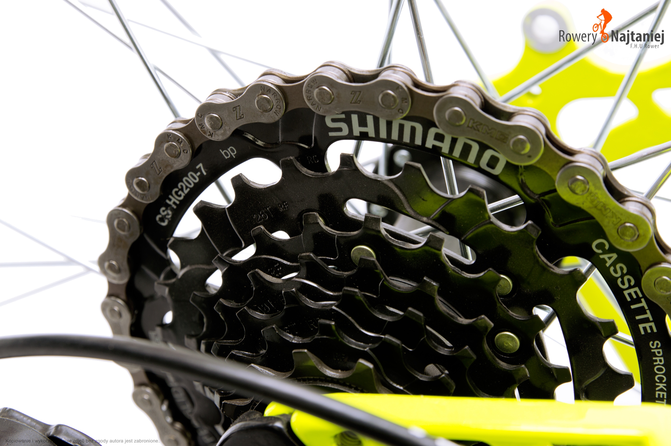 Rower Męski MTB 26' ALPINA ECO M20 Neon Lime XXS Materiał ramy aluminium