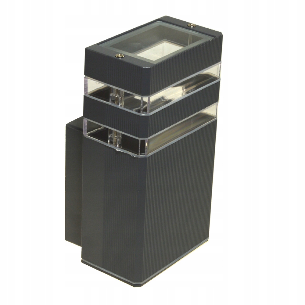 Oprawa Lampa KINKIET ZEWNĘTRZNY ogród GU10 LED antracyt SANTA pojedyncza