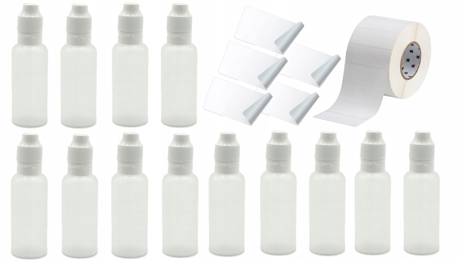 

Butelka Butelki Plastikowe 30ML 20SZT Etykiety