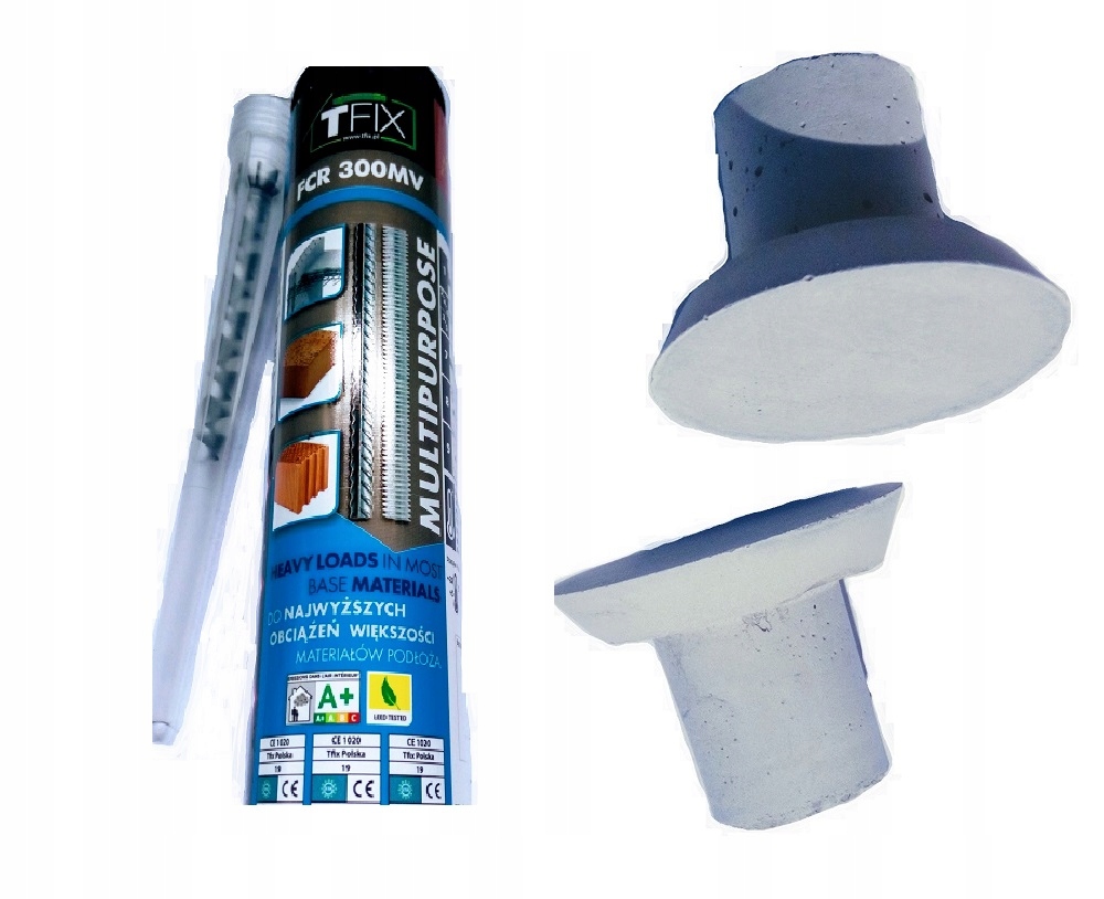 Betonová zátka 100 ks +l epidlo