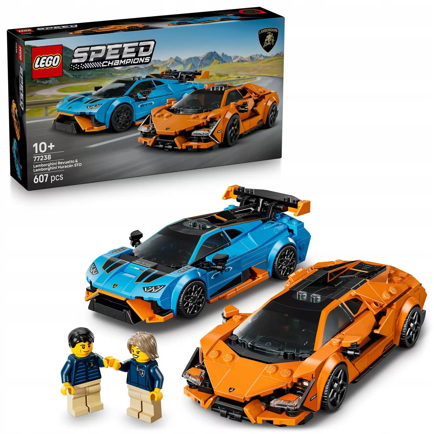 Lego Speed Champions Lamborghini Revuelto a Huracán Sto 77238