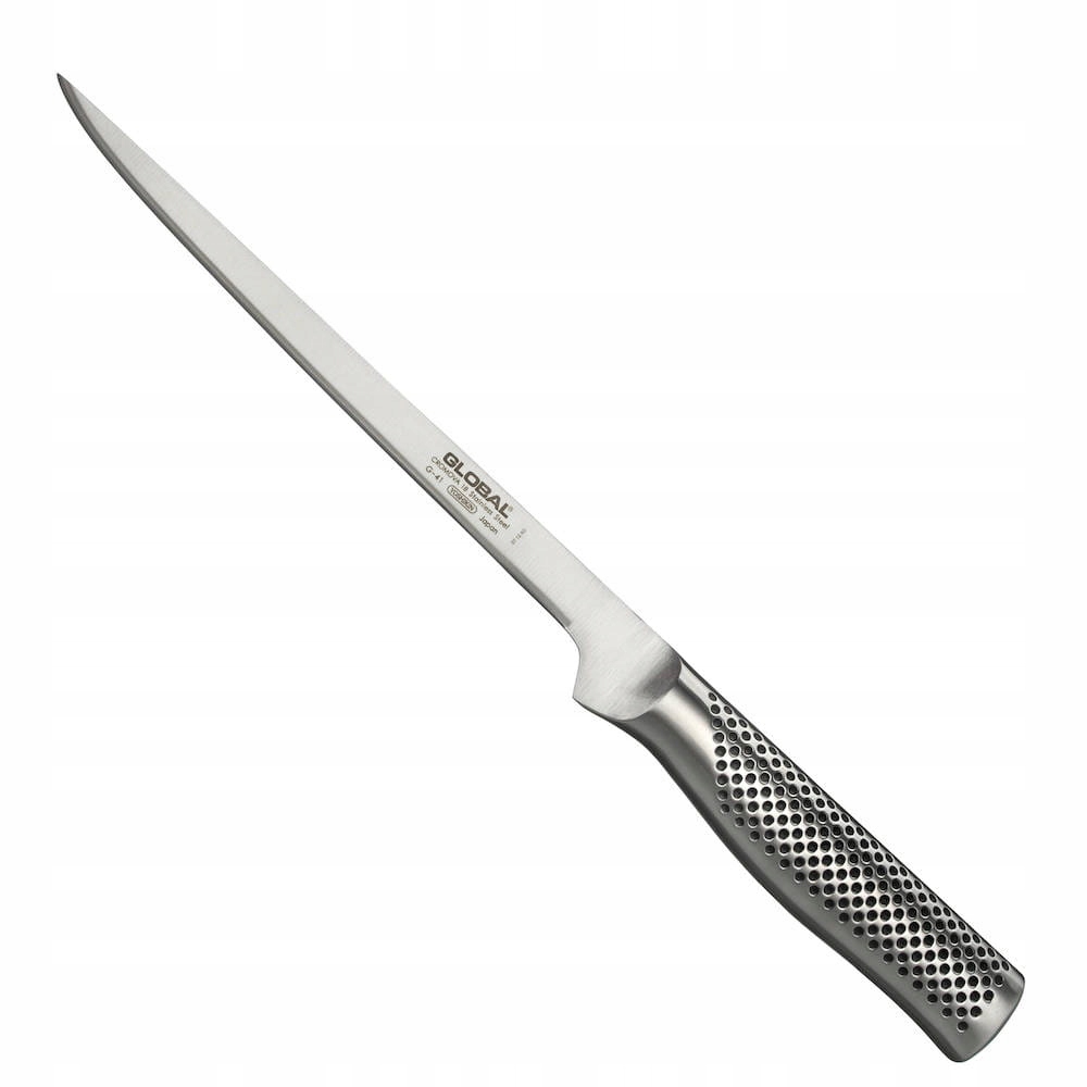 Global Japoński Nóż Kuchenny w Stylu Szwedzkim Do Filetowania 21cm G-41