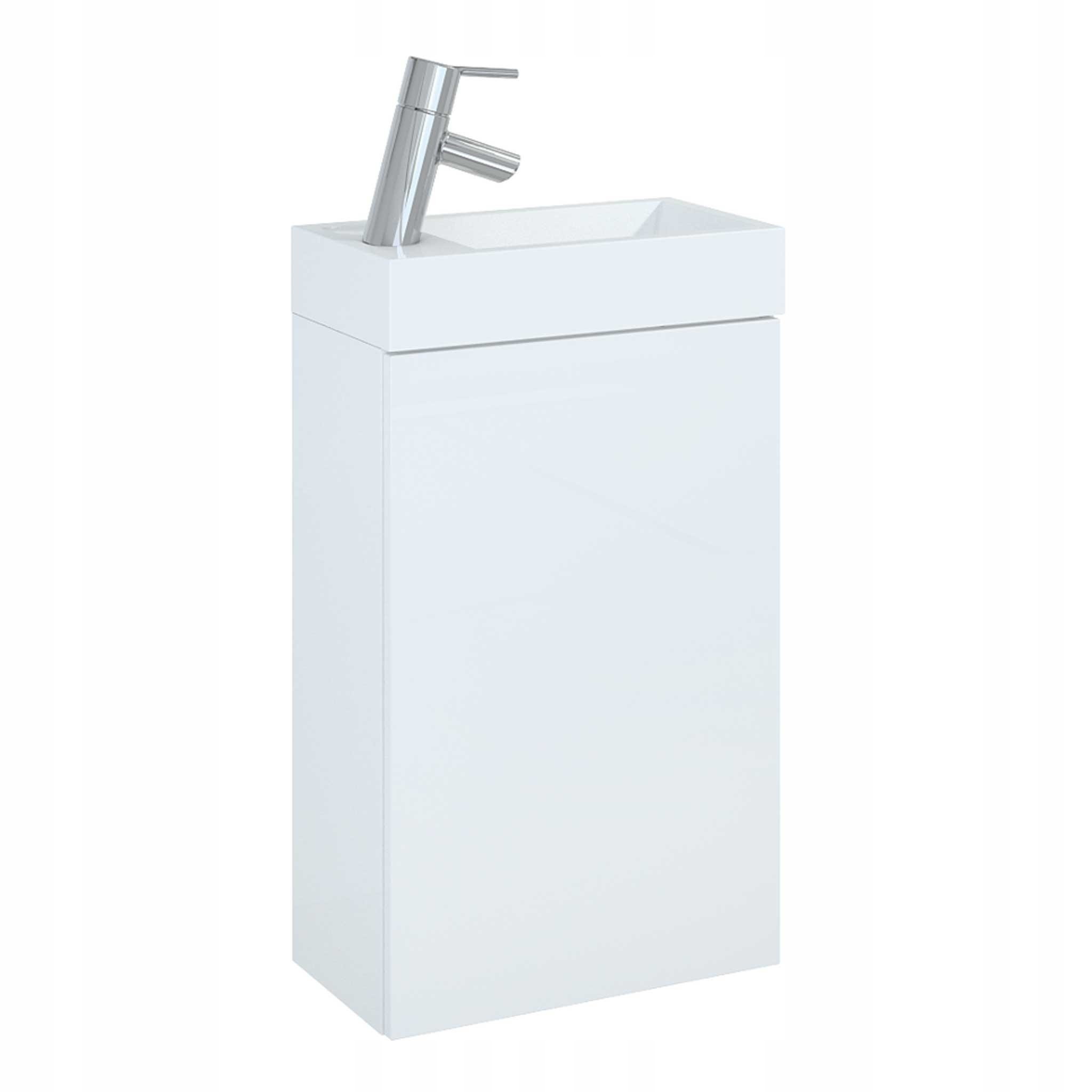 Zestaw łazienkowy podwieszany Set Young Basic 40 1D 402 x 222 x 680 mm, bia