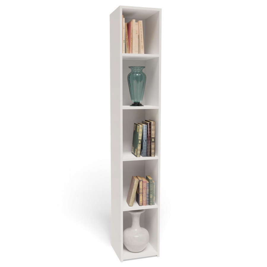 Regál Bílý 30 cm 180x30x30 Na knihy pořadače kancelář pokoj deska 18 mm