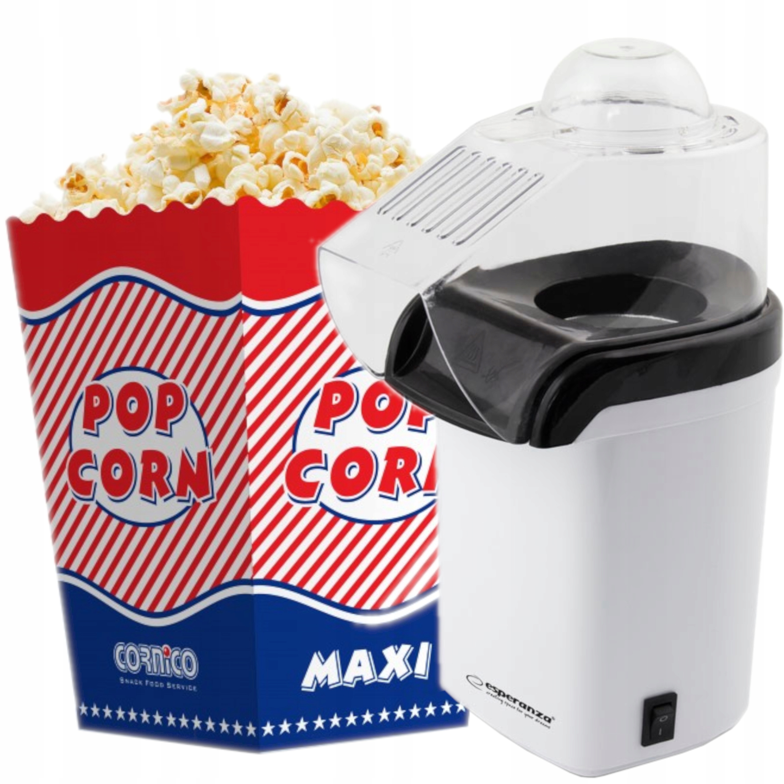 MASZYNKA DO ROBIENIA POPCORNU BEZ TŁUSZCZU