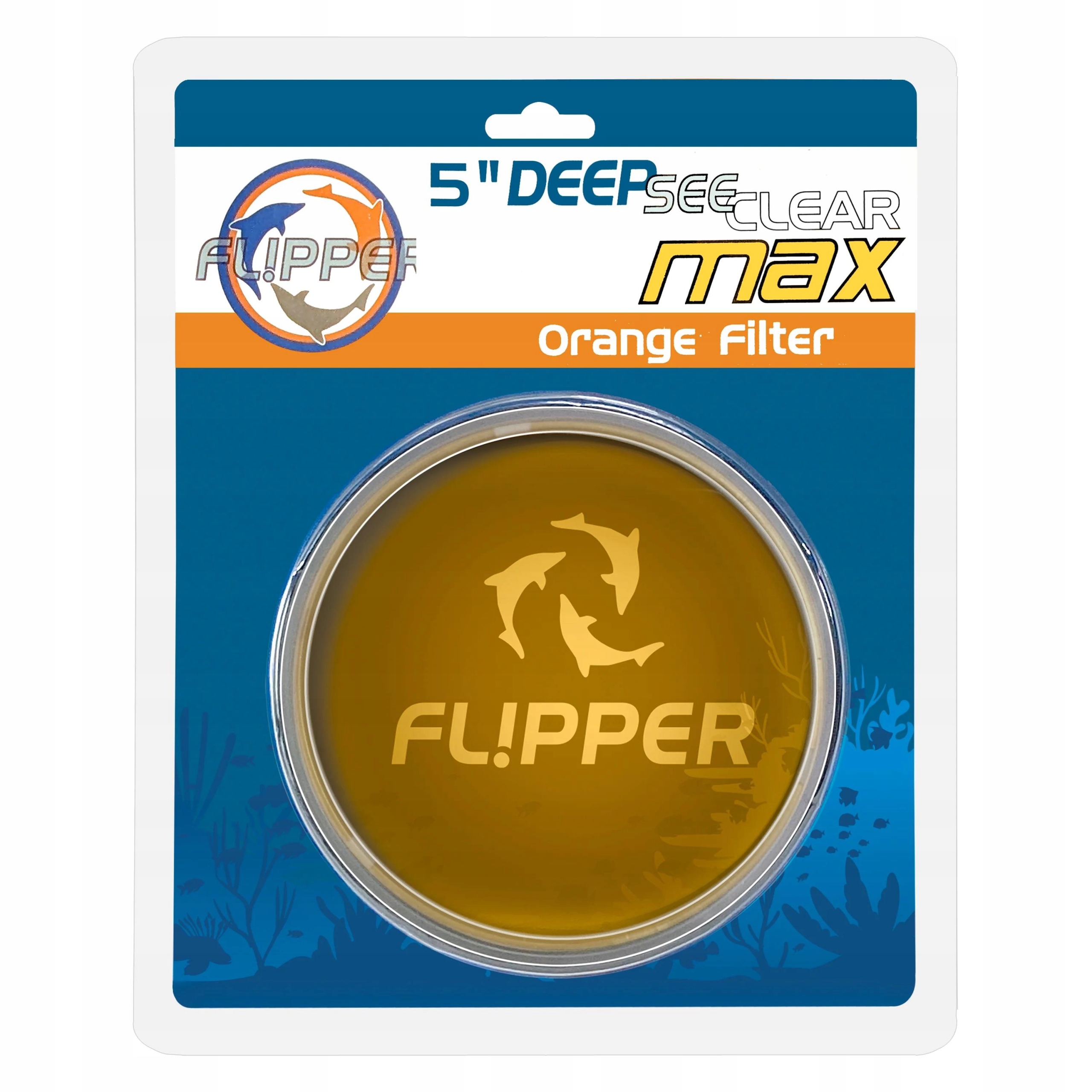 Levně Flipper Deepsee Orange Lens Filter Standard Clear Filtr pro lupu