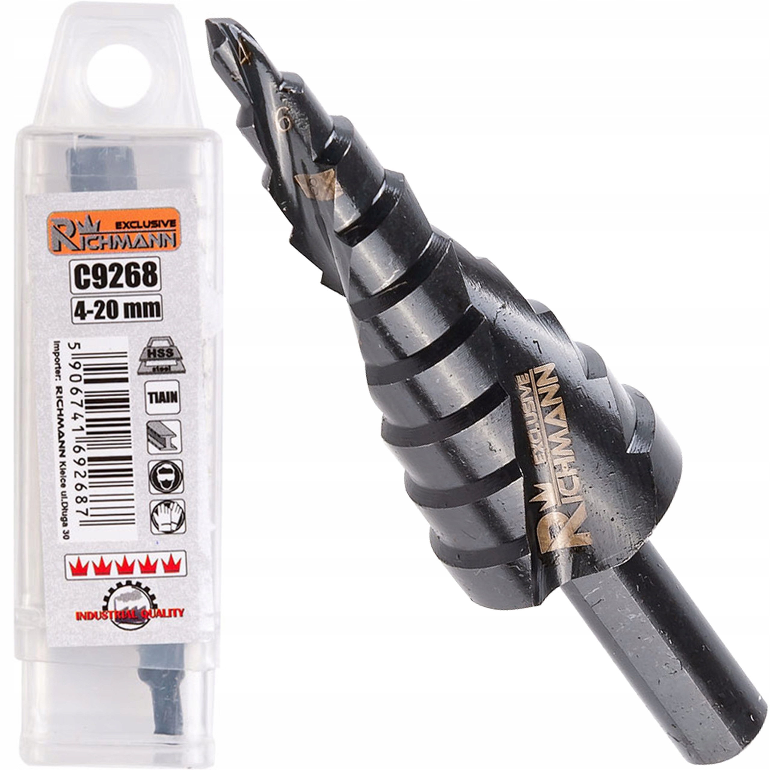 

Wiertło Stopniowe Do Metalu 4-20 MM Hss Richmann