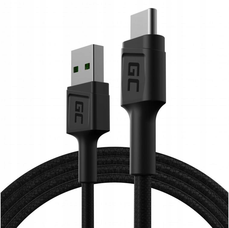 Kabel Usb-a Usb-c Green Cell Powerstream 120cm Ultra Charge Quick Charge