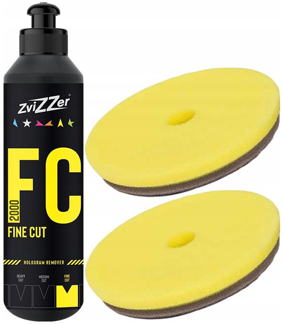 ZviZZer FC2000 250ml + 2x PADY ALL ROUNDER YELLOW