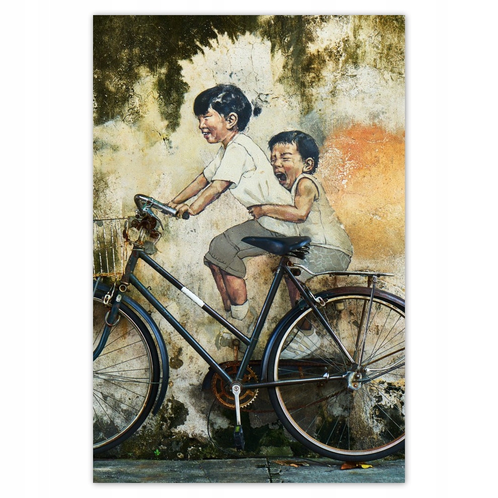 

Plakaty 62x93 Banksy Dzieciaki Rower