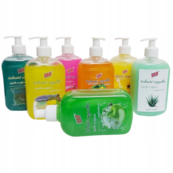 

Mydło w płynie z gliceryną Van 500 ml x 18 sztuk