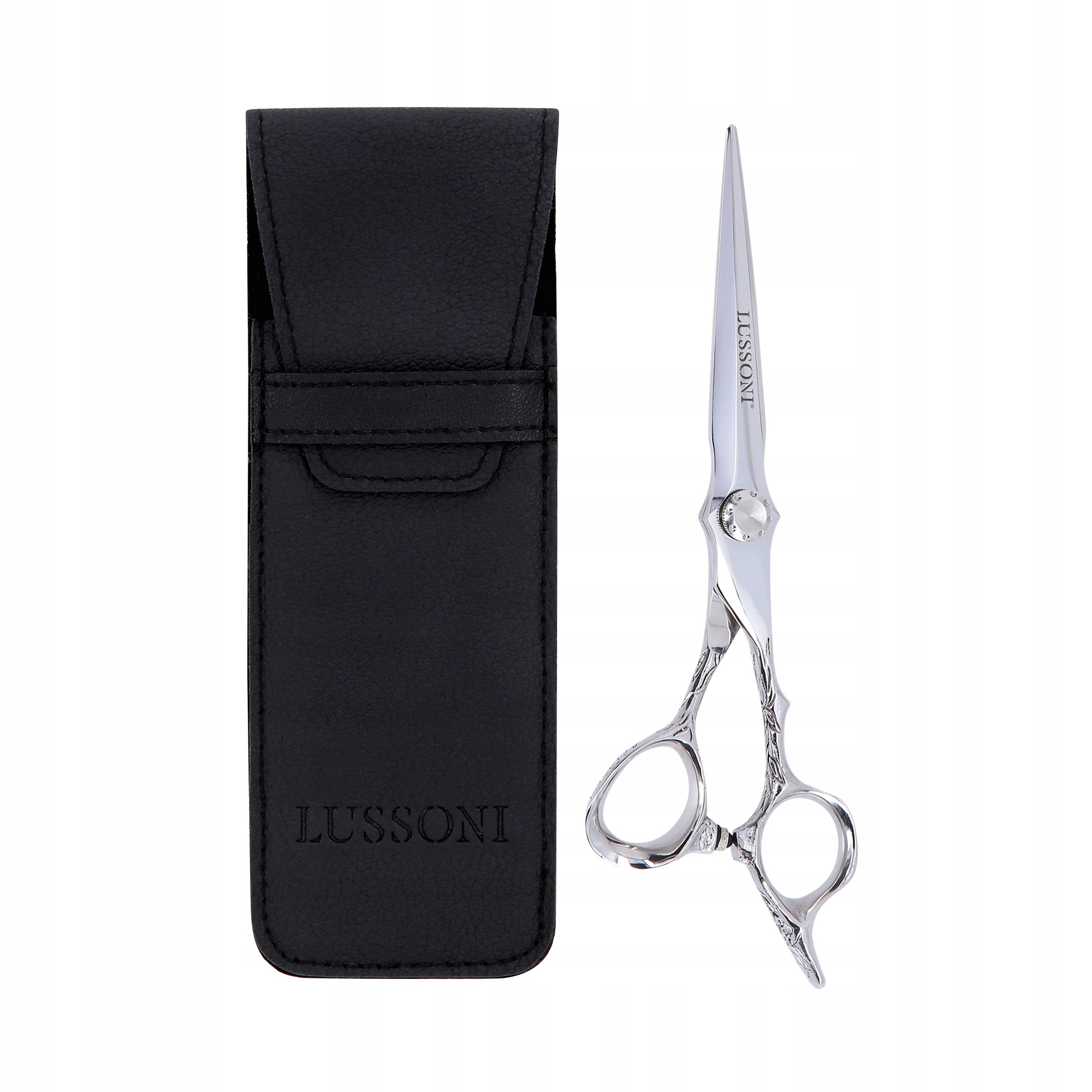 Lussoni Stellar Profesionální nůžky na stříhání (stříbrné) 6,5 pouzdro