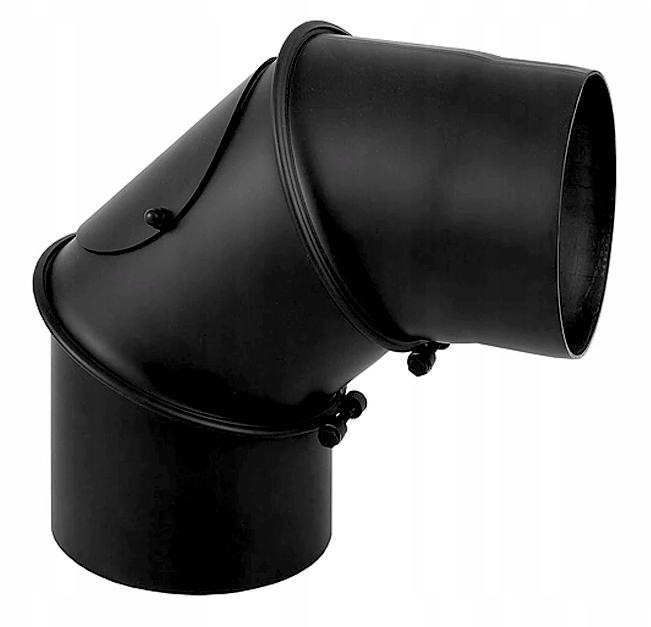 Kouřové koleno Knsr fi 130 mm úhel 90 CZ2 nastavitelné 3 segmenty Darco