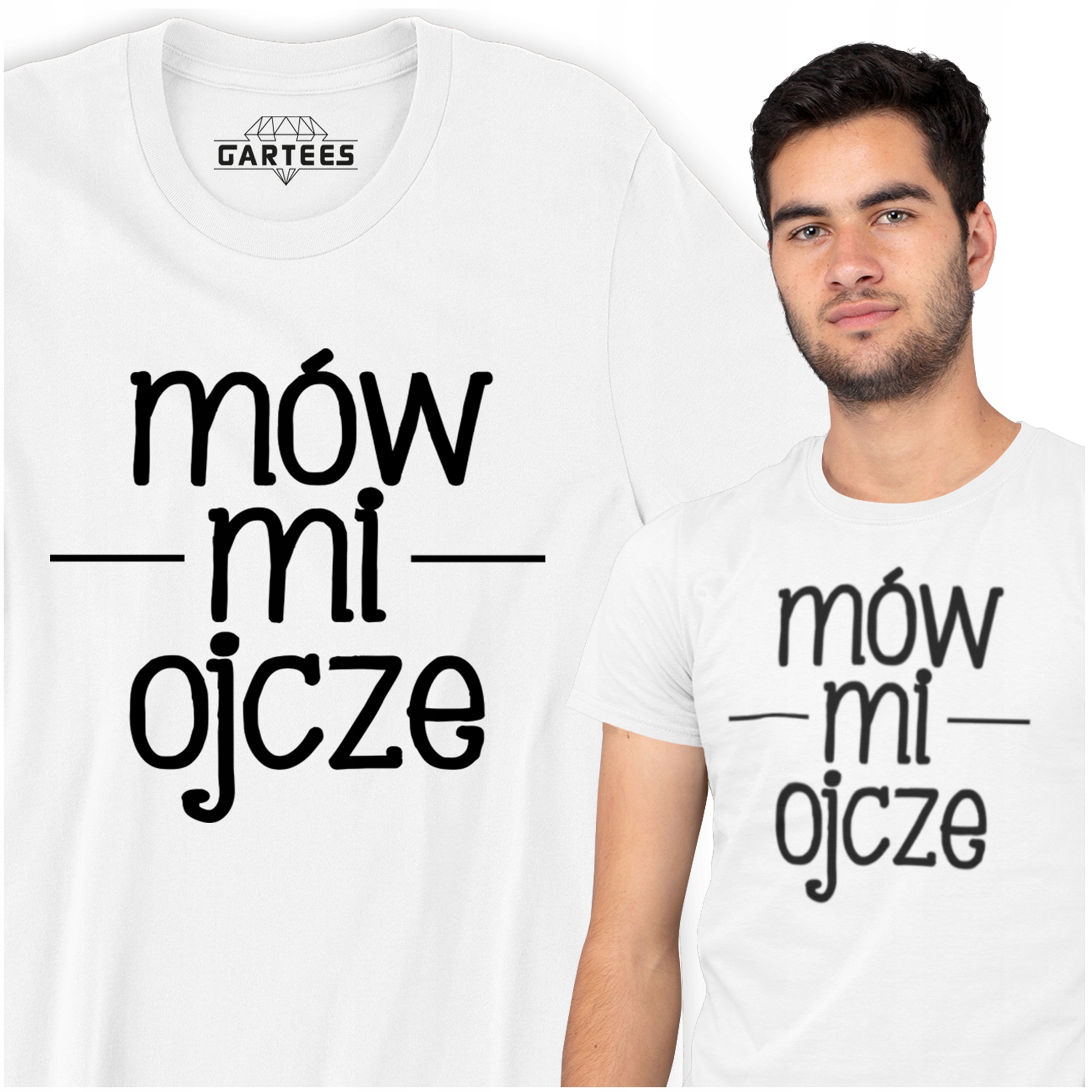 

T-shirt Męski Mów MI Ojcze Super Prezent Dla Ojca