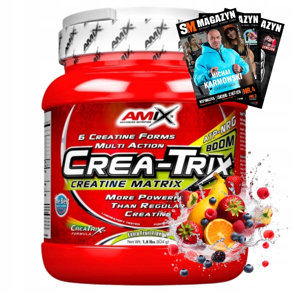 Amix Crea-trix 824 g Kreatin Doplněk Stravy Trénink Síla