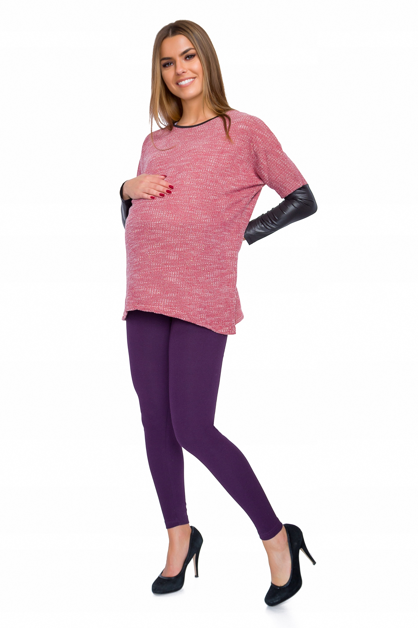 OCIEPLANE CIĄŻOWE LEGGINSY Z PANELEM ZIMOWE XL Marka MITAAMI