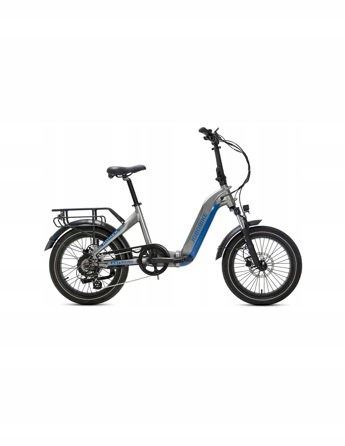 Rower elektryczny Jobobike Romer Szary 48V 15Ah Lg 20" x 3.00" Bafang