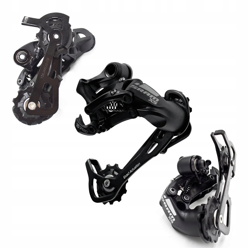 Przerzutka tylna Sram X5, 9/10-rzędowa, średni wózek, czarna