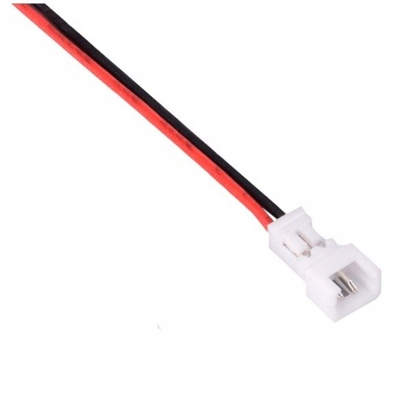 Wtyk Micro JST z przewodem 120mm - 2 PIN raster do modeli RC