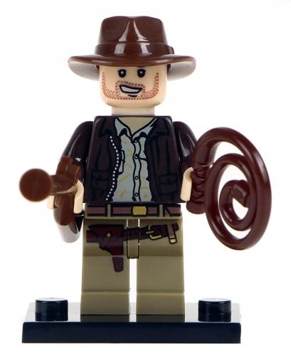 

Klocki figurka Indiana Jones bicz