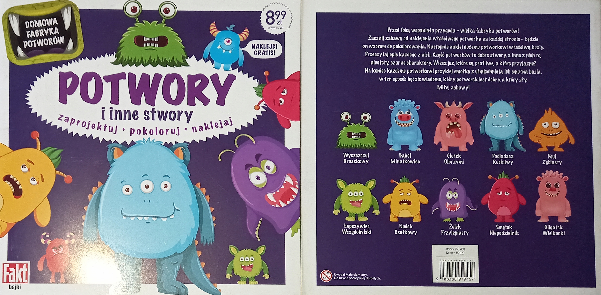 Potwory I Inne Stwory . Naklejki