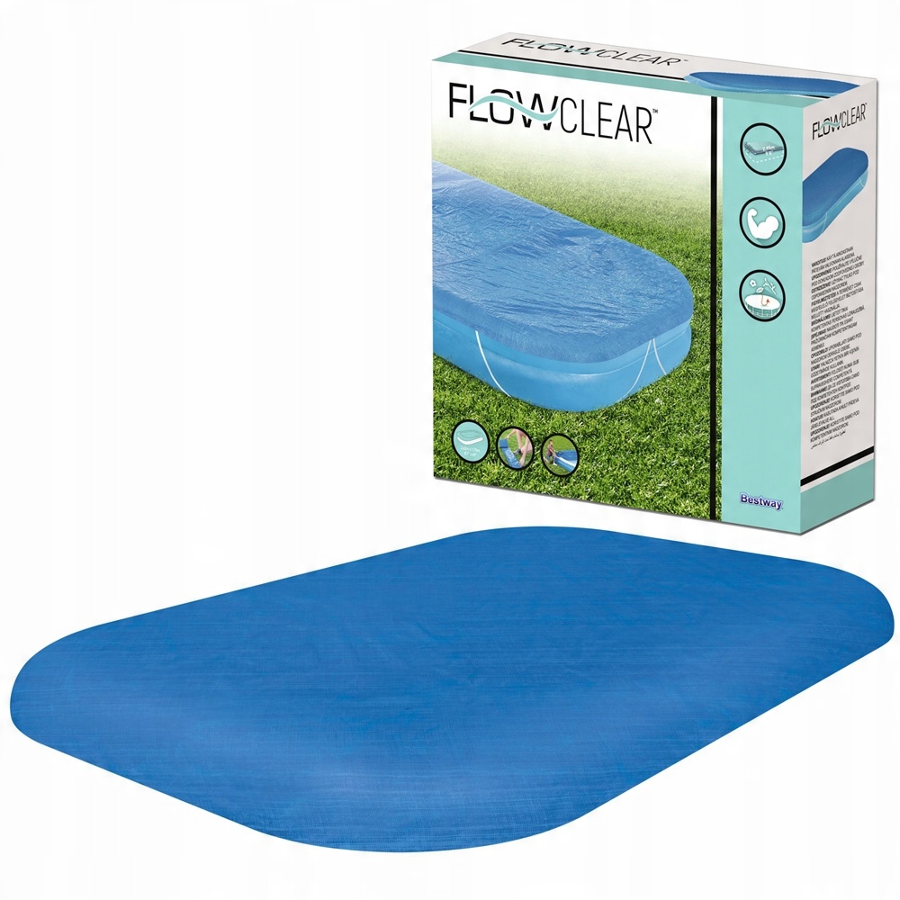 

Bestway Plandeka Pokrywa na basen 262x175 cm 58319