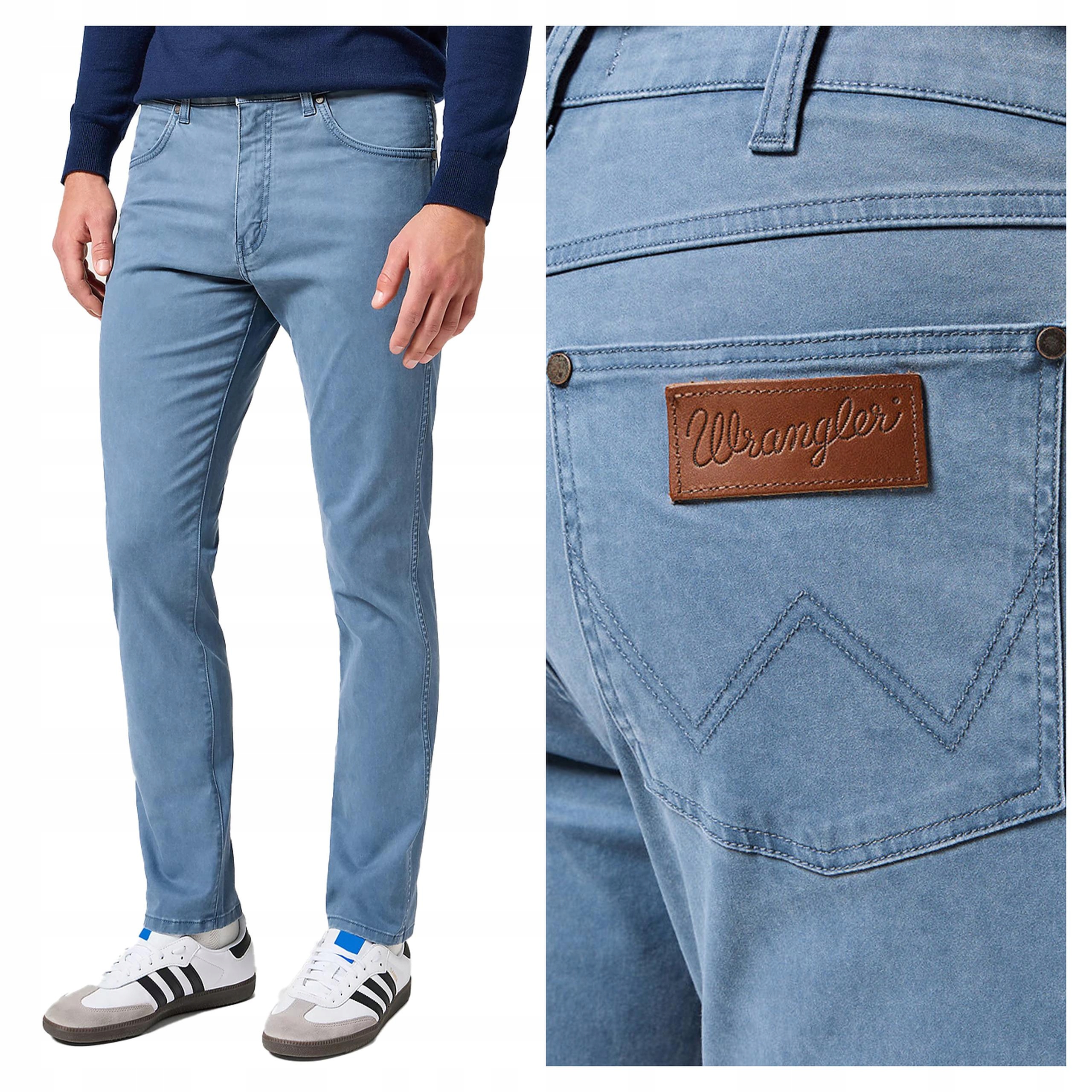 Wrangler Larston W36 L34 Pánské džínové kalhoty džíny Přiléhavé