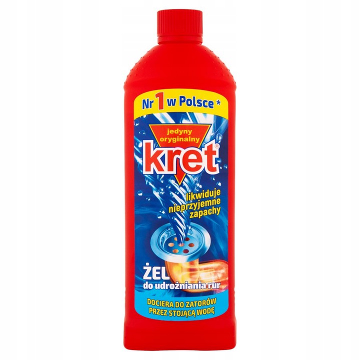 Żel do udrożniania rur Kret 1 kg