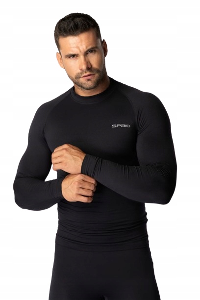 Spaio Koszulka termoaktywna z długim rękawem Alpha czarna r. M
