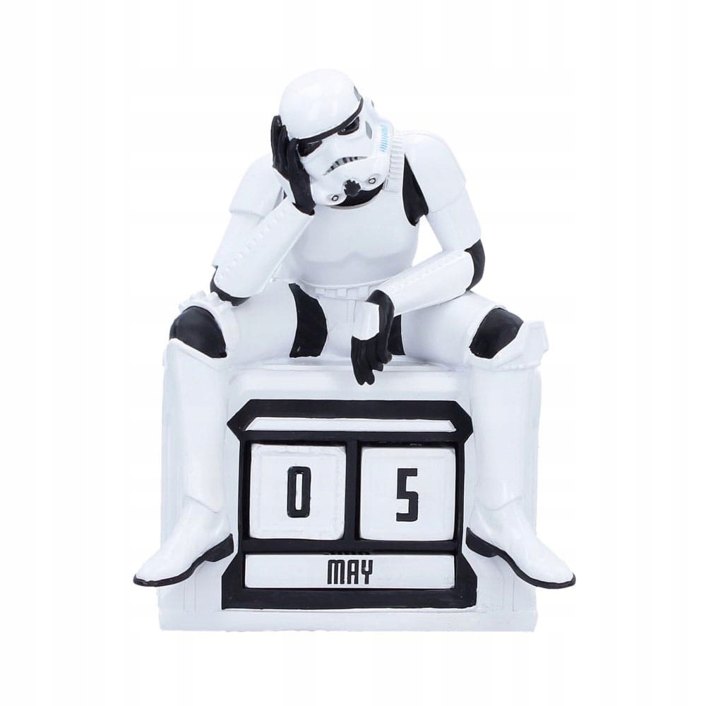 Originální Věčný kalendář Stormtroopera „What a Day“ 14 cm